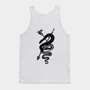 Snake Tattoo with Arrow Tank Top